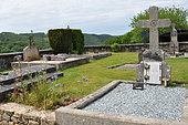 "Organic" cemetery of Saint Bonnet les tours de Merle - France