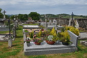 "Organic" cemetery of Saint Bonnet les tours de Merle - France
