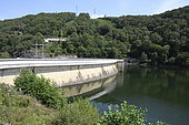 Enchanet Dam on the Maronne River, Cantal, Auvergne, France