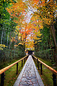 Entrance of Daitoku-ji temple in autumn in Kyôto Japan