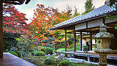 Genko_an temple in autumn in Kyôto, Japan