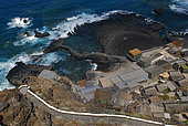 Pozo de Las Calcosas, natural pool, Island of El Hierro, Canary Islands.