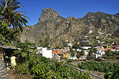 Roque Cano, Valle Hermoso, Island of La Gomera, Canary Islands.