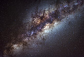 Galactic center of the Milky Way, La Silla ESO Observatory, Atacama, Chile