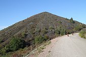 One of the two largest slag heaps in Europe, the twin heaps of Loos-en-Gohelle are located on the basis of 11/19. They have been converted into spaces for walks and sports activities, Hauts-de-France, France