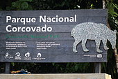 Corcovado National Park Sign, Costa Rica