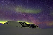 Cape Swainson at night, North East Coast Greenland