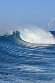 Wave in Caribbean Sea, Guadeloupe, French West Indies