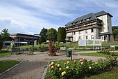 From the square of the Roseraie, the medical center managed by the General Mutual of National Education (MGEN) Trois Epis, Haut Rhin, France