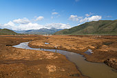 Blue River Park during drought. New Caledonia.