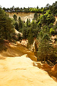 Ocher Luberon. Luberon Regional Nature Park, Vaucluse, France