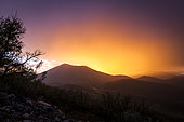 Crépuscule, La-Palud-sur-Verdon, Parc naturel régional du Verdon, Alpes de Haute Provence, France