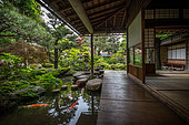 Nomurake's samurai garden house, Kanazawa, Japan