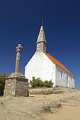 Calvary and Saint-Michel chapel, Bréhat island, Côtes-d'Armor, Brittany, France