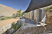 Fermentation tanks, Pisquera Los Nichos, Elqui Pisco, Elqui, IV Region of Coquimbo, Chile