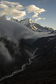 Himalaya Mountains and Watercourse, Nepal