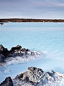 "The Blue Lagoon", in Icelandic Bláa Lónið (English trade name: Blue Lagoon), a spa located in South West Iceland