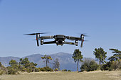 Drone 4K DJI MAVIC 2 PRO in flight.