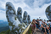 Golden Bridge, Sun World Ba Na Hills, Danang, Vietnam, Asia