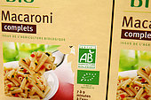 Food with organic farming label, France