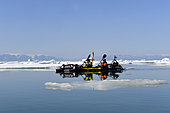 Kayakers in Scoresbysund, North East Greenland