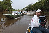 Photo safari on Cuiaba river, Pantanal, Mato Grosso, Brazil