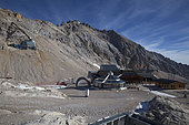 Sommet de la Zugspitze 2964 m, Garmisch-Partenkirchen, Bavière, Allemagne.