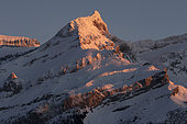 Sex Rouge summit, Massif des Diablerets, Bernese Alps, Vaud, Switzerland