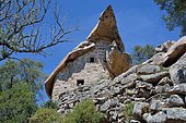 Oriu DI Canni: known since prehistory, it served as a shelter for humans to live or protect themselves from animals, Corsica, France