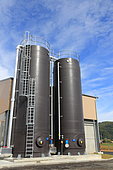 Apprieu methanizer. Renewable energy. Inauguration. Isère, France