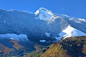 First snow on the Oelharisse and the Plaa to Barbe, Aspe Valley, Pyrenees, France