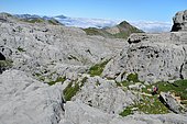 Hiking through the Arres d'Anie: the largest karstic area in Europe, Pyrenees, France