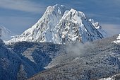 First snow on the Billare, part of the Lescun cirque, Aspe Valley, Pyrenees, France