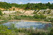 Abandoned sandpit, Vosges du Nord Regional Natural Park, France