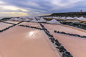 The saltworks of Fuencaliente, on the Island of La Palma in the Canaries. Iconic site of the island of La Palma