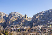 Moustiers-Sainte-Marie, labellisé Les Plus Beaux Villages de France, parc naturel régional du Verdon, Alpes-de-Haute-Provence, France