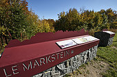 Information wall, Markstein, Route des Cretes, Hautes Vosges, Haut Rhin, France