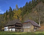 Sterzmühle from the 18th century in Hartmanice, Sumava National Park, Bohemia, Czech Republic, Europe