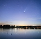 Comet Neowise in Brittany, France