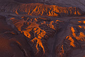 Landscape in Desierto del Diablo, Los Colorados, Tolar Grande, La Puna, Argentina, South America, America