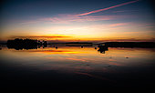 Sunset at Larmor Baden in the Gulf of Morbihan, Brittany, France