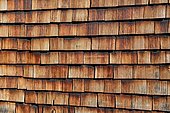 Old wooden shingles, background picture, Allgäu, Bavaria, Germany, Europe
