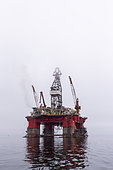The West Eclipse is a 6th generation ultra-deepwater semi-submersible drilling rig with operational history offshore Africa, in maintenance at Walvis Bay, Walvis bay, Namibia, Africa