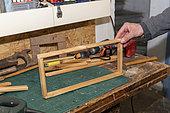 Making a planter with reclaimed wood