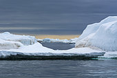 Vibebukta, Austfonna, Nordaustlandet, Svalbard Islands, Norway.