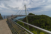 A view of Langkawi sky bridge, Langkawi island, Malaysia