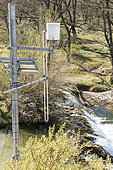 Flood monitoring and warning system on the Calavon, Luberon, France