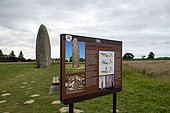 The Field Dolent menhir, Ille-et-Vilaine, Brittany, France