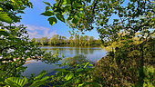 Landscape of the Great Loire in spring, Loire Valley, France