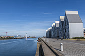 Buildings of the eco-district "le Grand Large", Dunkerque, Nord, Hauts de France, France